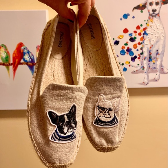 SOLUDOS dog espadrilles sz 10 - Picture 3 of 3